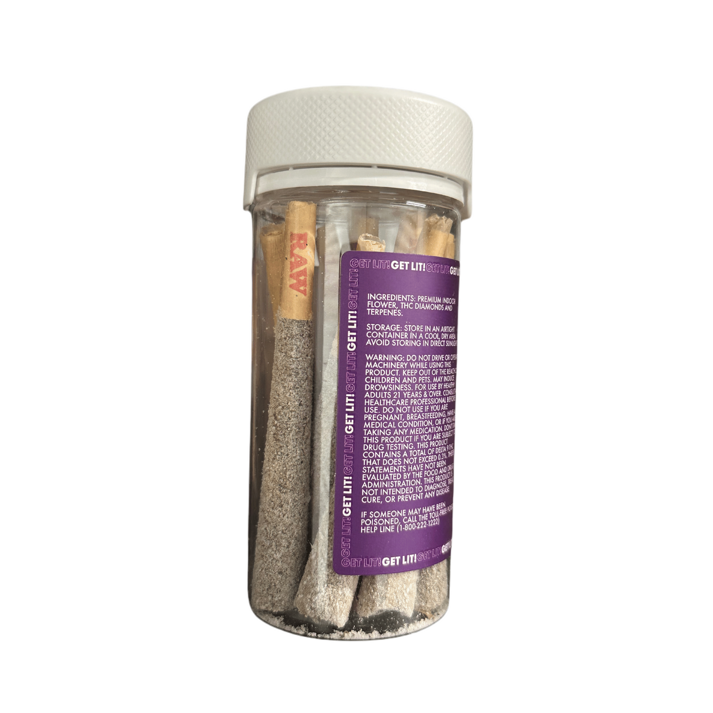 LIT! THC-A LIQUID DIAMONDS PRE-ROLLS - 10CT