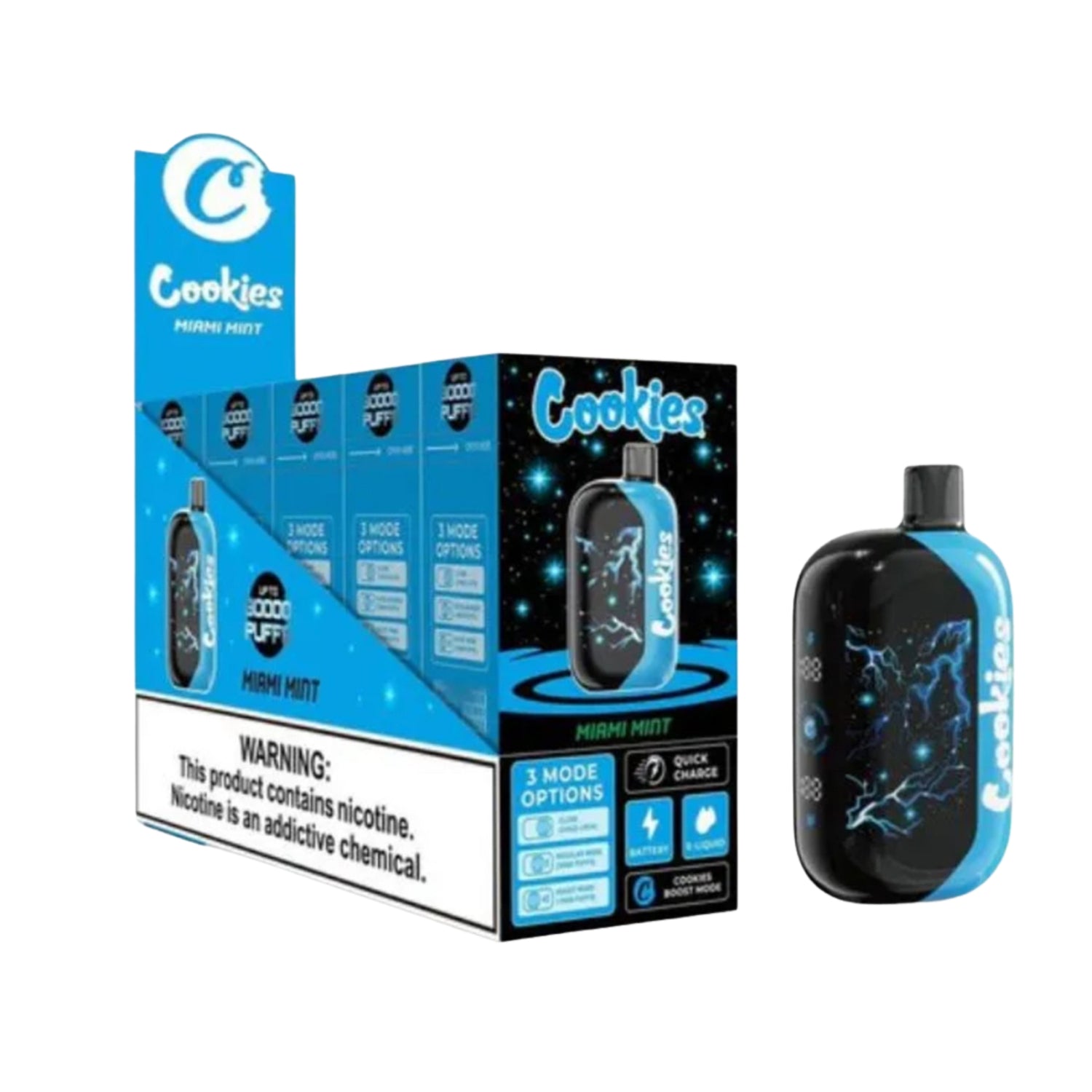 Cookies 30000 Puff Disposable Vape Black Ice