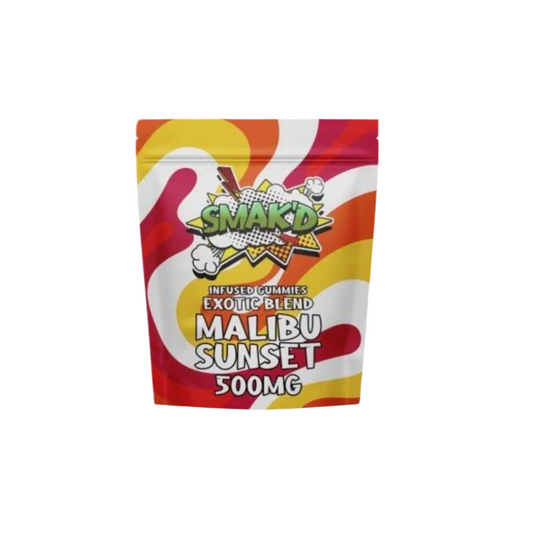 Smak'd Exotic Blend THC Infused Gummies I 500mg | 2 PC