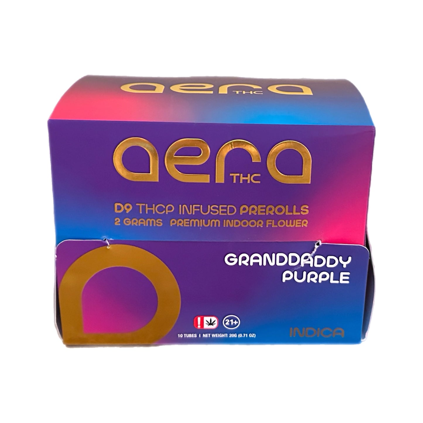 Aera THC D9 + THCP Infused Pre-Roll – 2 Gram Premium Hemp Flower