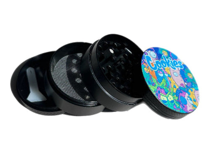 Cookies 2" Aluminum Herb Grinder — Ultra-Sharp Teeth, Smooth Grind, Premium Design