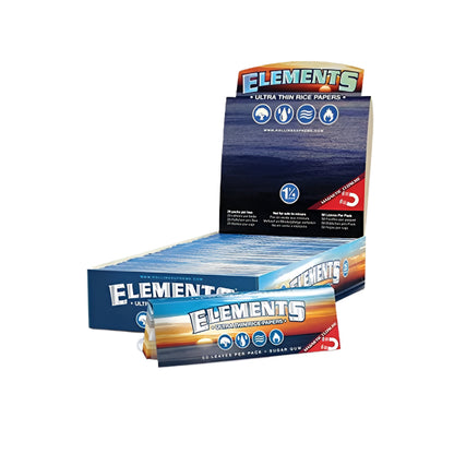 ELEMENTS RICE ROLLING PAPERS 1 1/4