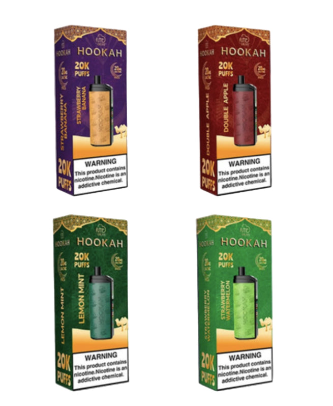 Fume Hookah 20K Puffs Disposable Vape – Rechargeable Mesh Coil Device- 2% Nicotine