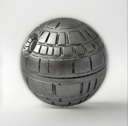 Star Wars Death Star Collectible Aluminum Grinder — 2" 3‑Piece Magnetic Herb Grinder Hand Muller