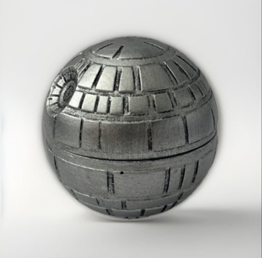 Star Wars Death Star Collectible Aluminum Grinder — 2" 3‑Piece Magnetic Herb Grinder Hand Muller