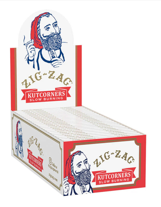 Zig Zag Cut Corner Rolling Papers