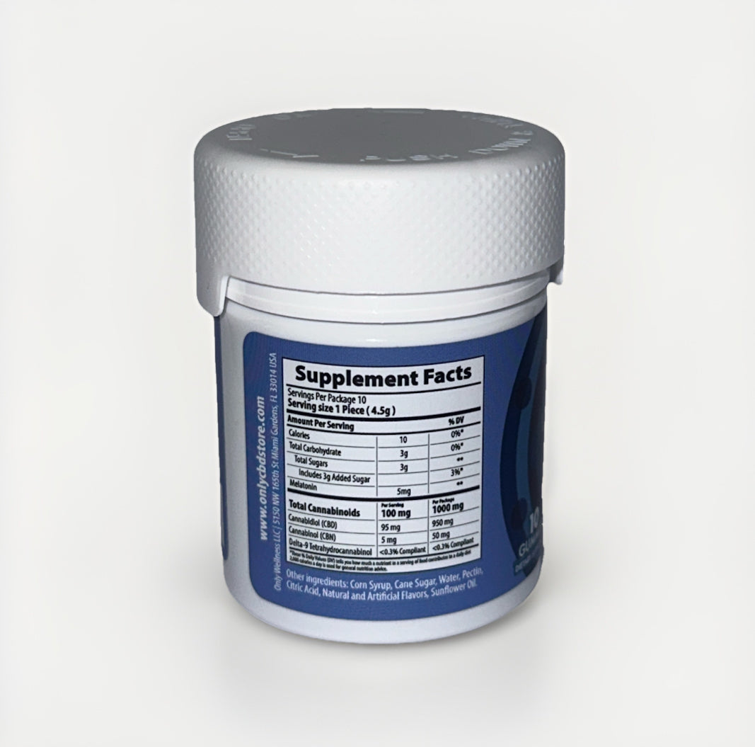 Only CBD Gummies Jar 1000MG - 10 Gummies