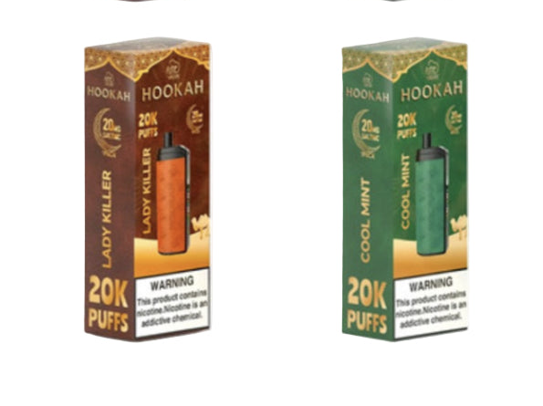 Fume Hookah 20K Puffs Disposable Vape – Rechargeable Mesh Coil Device- 2% Nicotine