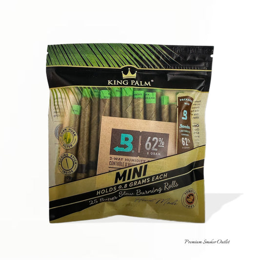 King Palm Mini Size Rolling Cones - 25 Per Pack - 84 mm