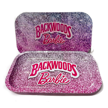 Pink Backwoods Rolling Tray Medium 8” size