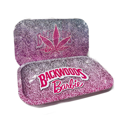 Pink Backwoods Rolling Tray Medium 8” size