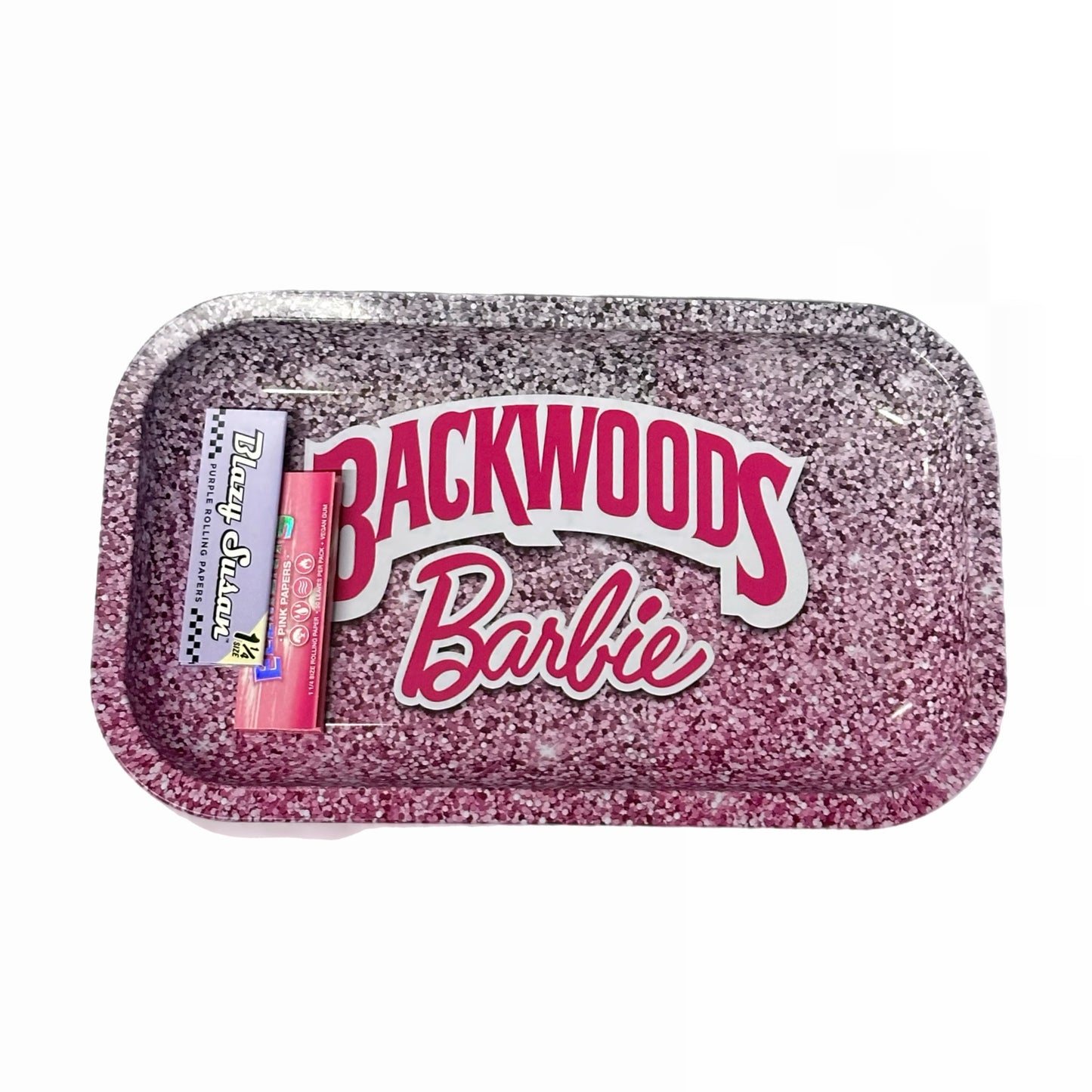Pink Backwoods Rolling Tray Medium 8” size