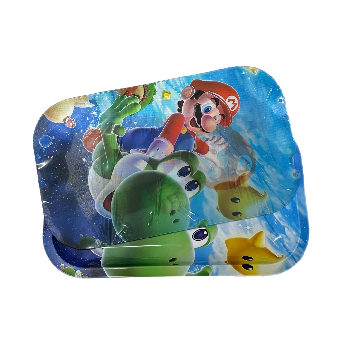 Super Mario 3D Magnetic Lid Rolling Tray – Large