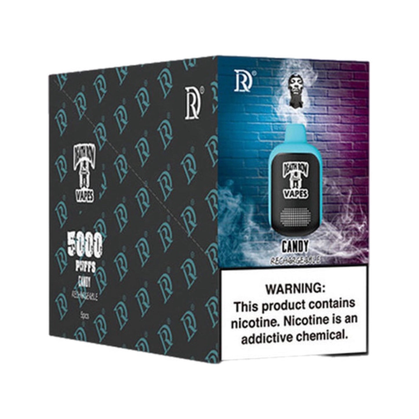 DEATH ROW DISPOSABLE VAPE 5000 PUFFS PACK OF 5 (FULL BOX)