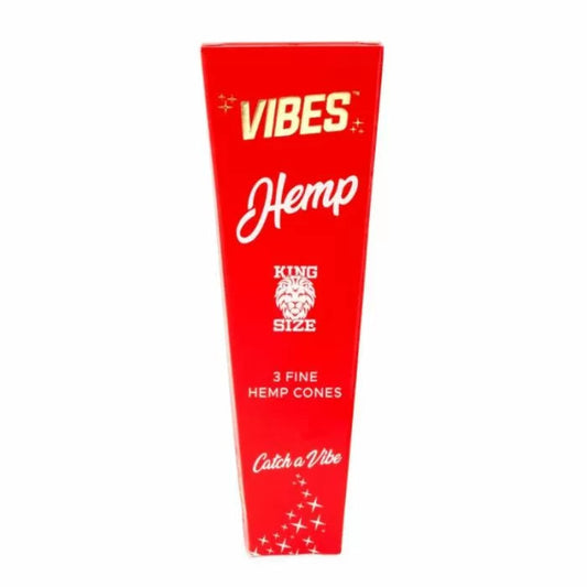 Vibes King Size Pre Rolled Cones - 3 Cones Per Pack