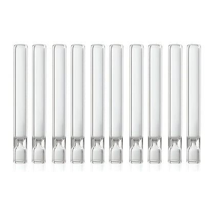 Glass One Hitter Chillum Pipe – 4” Pyrex Tobacco Pipe