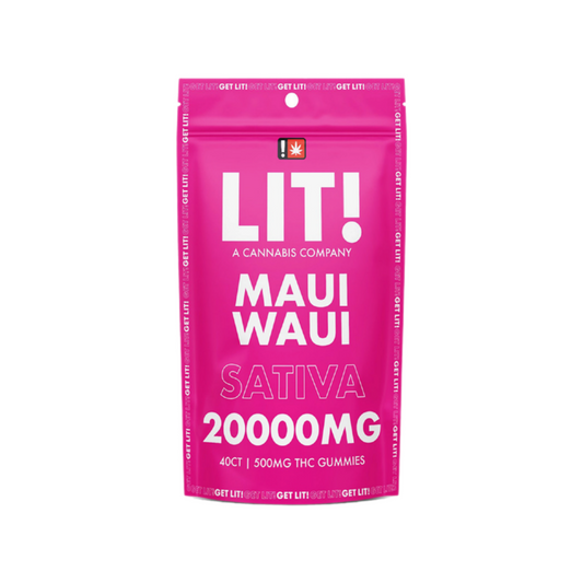 LIT! 20,000mg THC Gummies – Ultra-Potent Hemp-Derived Edibles - 40ct