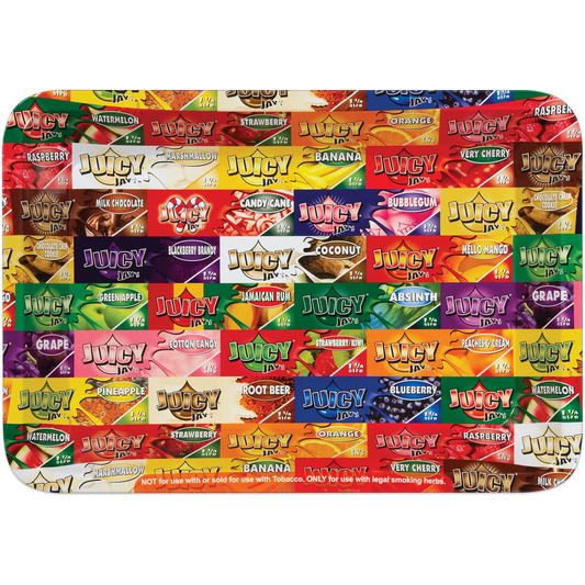 Juicy Jay Rolling Tray – Colorful Smoking Tray for Rolling Papers & Cones