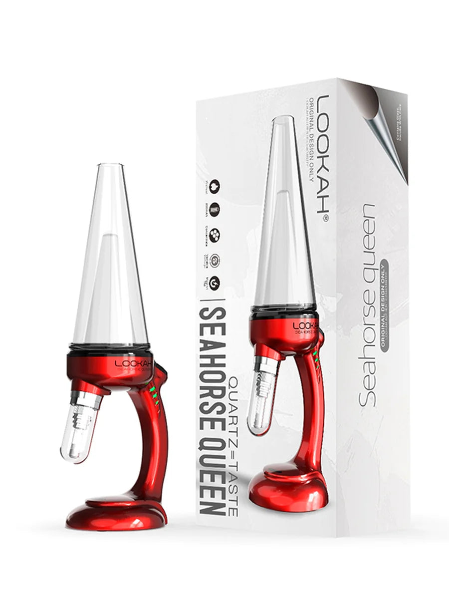 Lookah Seahorse Queen – Electric Nectar Collector Bubbler Dab Rig 800mAh