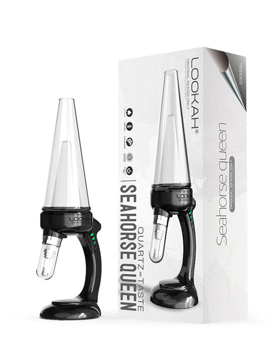 Lookah Seahorse Queen – Electric Nectar Collector Bubbler Dab Rig 800mAh