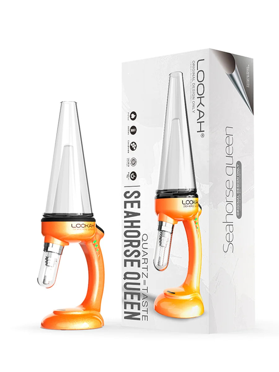 Lookah Seahorse Queen – Electric Nectar Collector Bubbler Dab Rig 800mAh