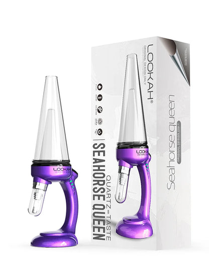 Lookah Seahorse Queen – Electric Nectar Collector Bubbler Dab Rig 800mAh