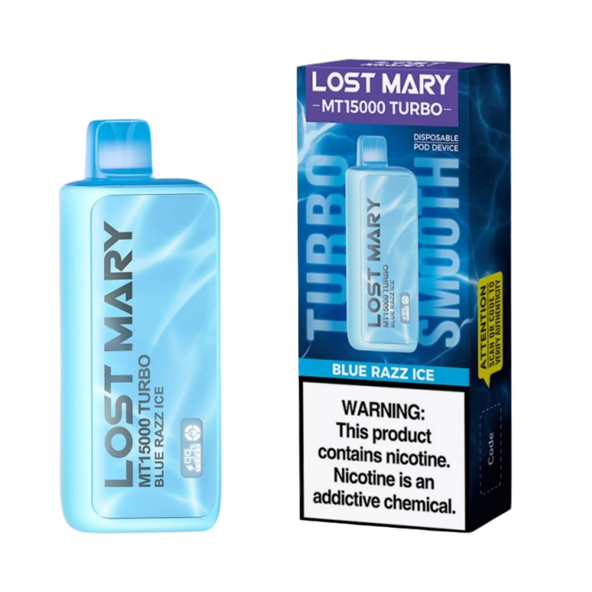 Lost Mary MT15000 Turbo Blue Raz Ice