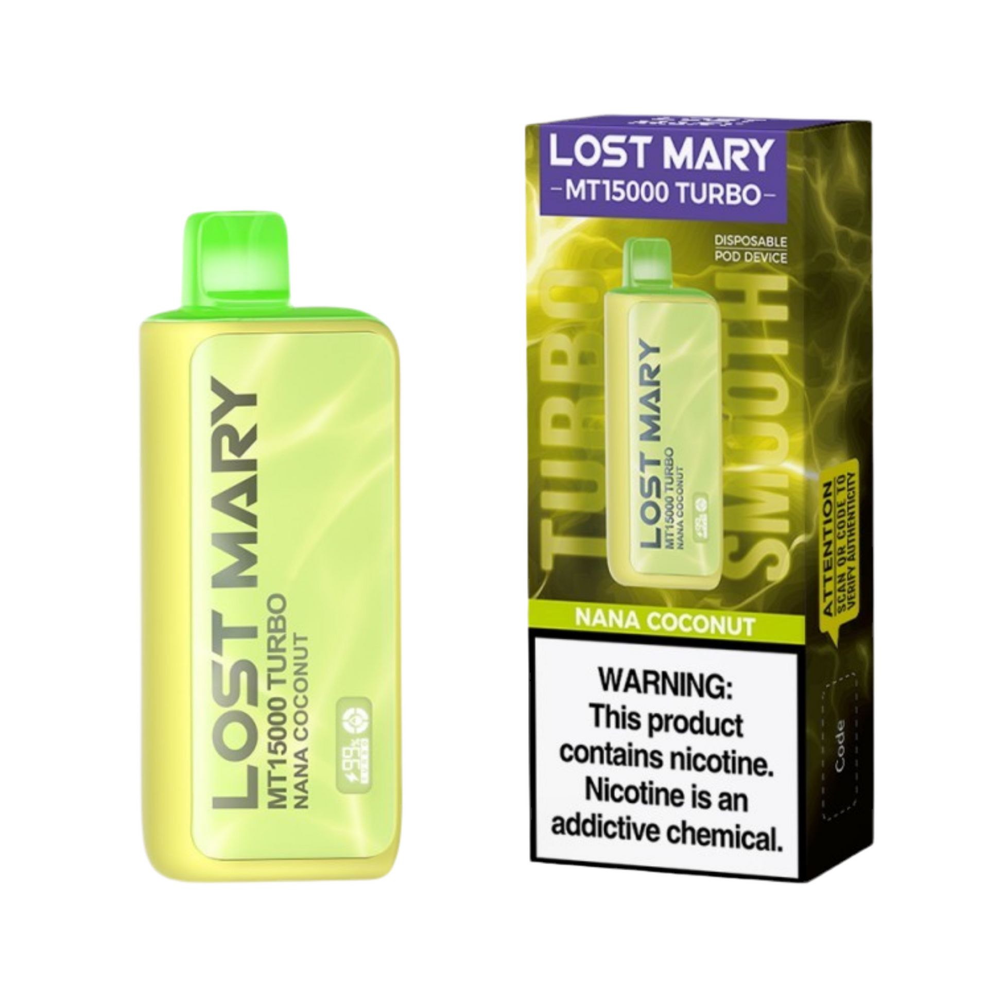 Lost Mary MT15000 nana coconut Turbo