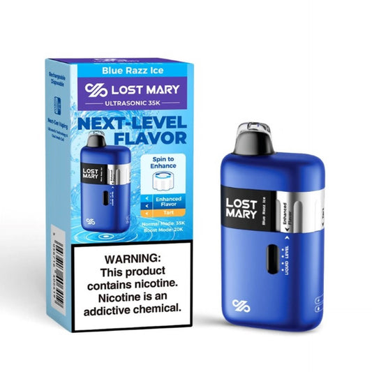 Lost Mary Ultrasonic Disposable Vape – 35,000 Puffs | Flavor Spinner | 5% Nicotine