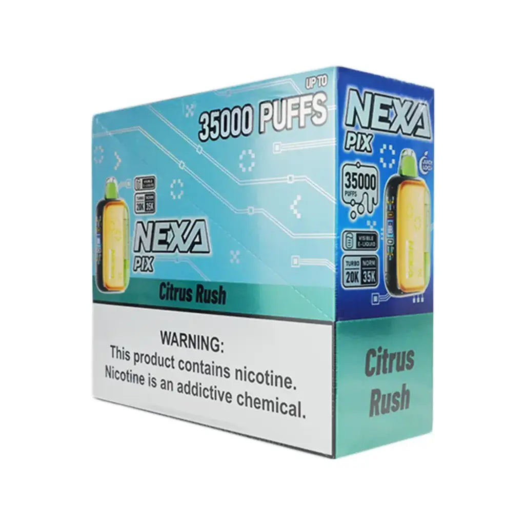 NEXA PIX 35K Disposable Vape – 35,000 Puffs - 5 Pack (Full Box) - Free Shipping