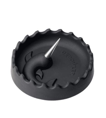 Debowler Narwhal Silicone Spiked Ashtray with Aluminum Poker