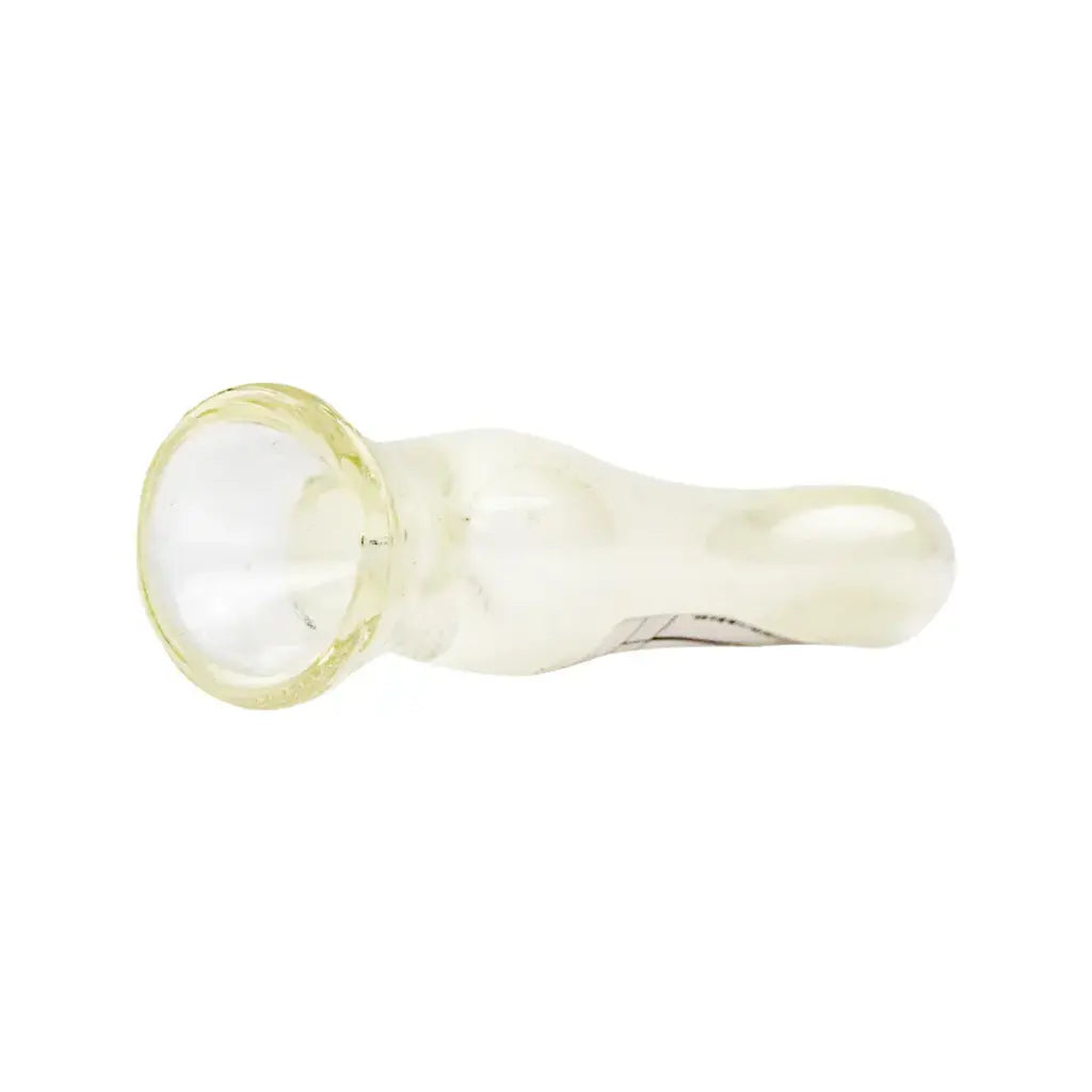 Glow-in-the-Dark Glass One Hitter Pipe – Compact Glow Smoking Bat for Dry Herb