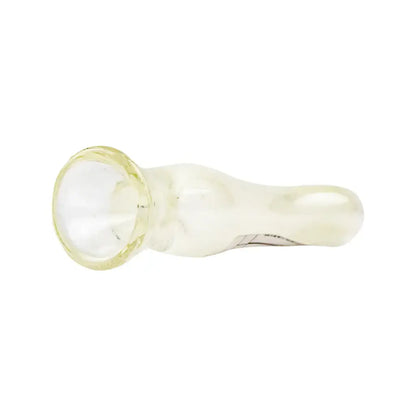 Glow-in-the-Dark Glass One Hitter Pipe – Compact Glow Smoking Bat for Dry Herb