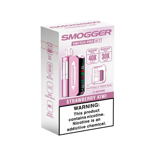 Smogger Switch Pro Kit – 40,000 Puff Disposable Vape (1050mAh, Dual Mesh Coil)