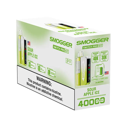 SMOGGER Switch Pro Kit Disposable Vapes 40K Puffs  – 5 Pack (Full Box)