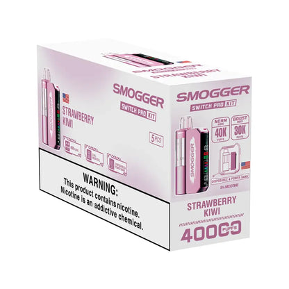 SMOGGER Switch Pro Kit Disposable Vapes 40K Puffs  – 5 Pack (Full Box)