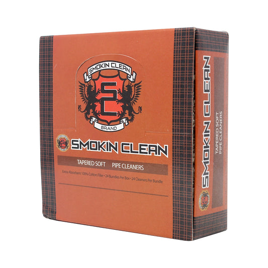 SMOKIN CLEAN Tapered Soft Pipe Cleaners - Premium Cotton