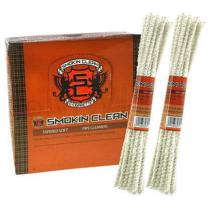 SMOKIN CLEAN Tapered Soft Pipe Cleaners - Premium Cotton