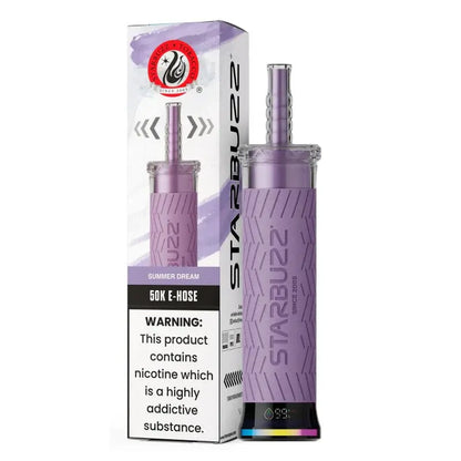 Starbuzz E-Hose 50K Disposable Vape – 50,000 Puffs, Dual Mesh 0.6Ω Coil, 40mL,