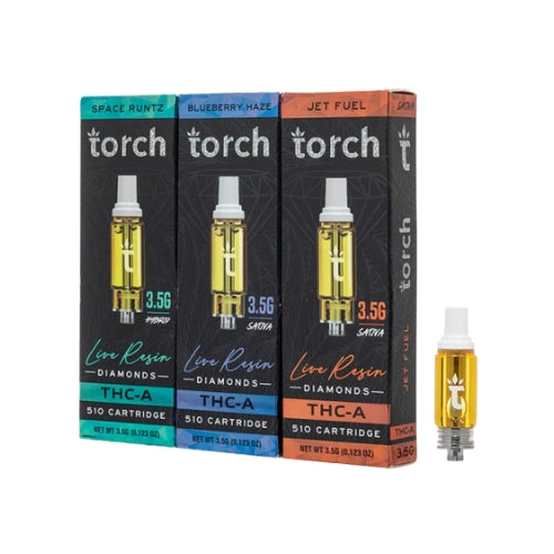 Torch Live Resin Diamonds Cartridge | 3.5g