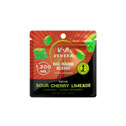 VENERA Delta 9 THC-A + THCP GUMMIES - Sour Cherry Limemade - 2 Pack