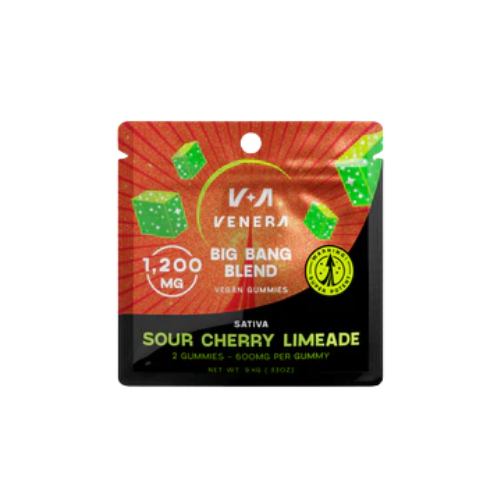 VENERA Delta 9 THC-A + THCP GUMMIES - Sour Cherry Limemade - 2 Pack