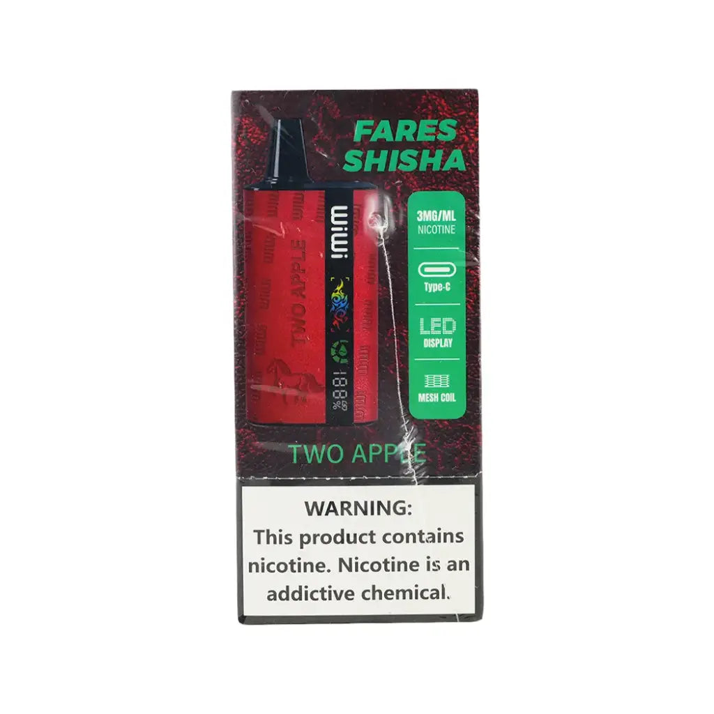 WIWI FARES SHISHA 100K Disposable Vape – 100K Puffs