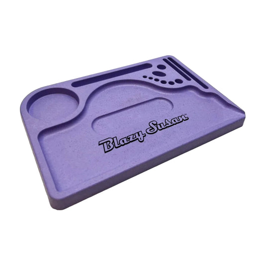 Purple tray with 'Blazy Susan' 
