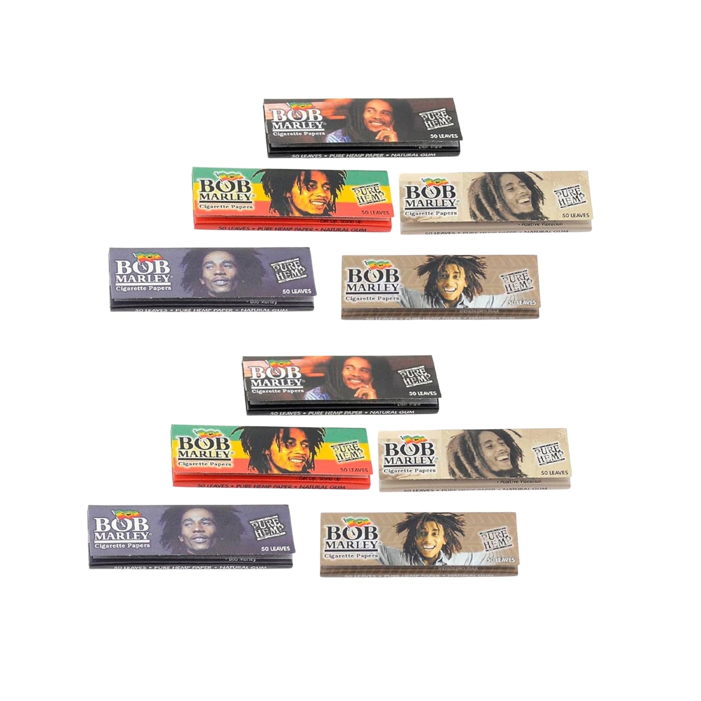 Bob Marley Rolling Paper - 1 1/4" Medium Size (78mm)