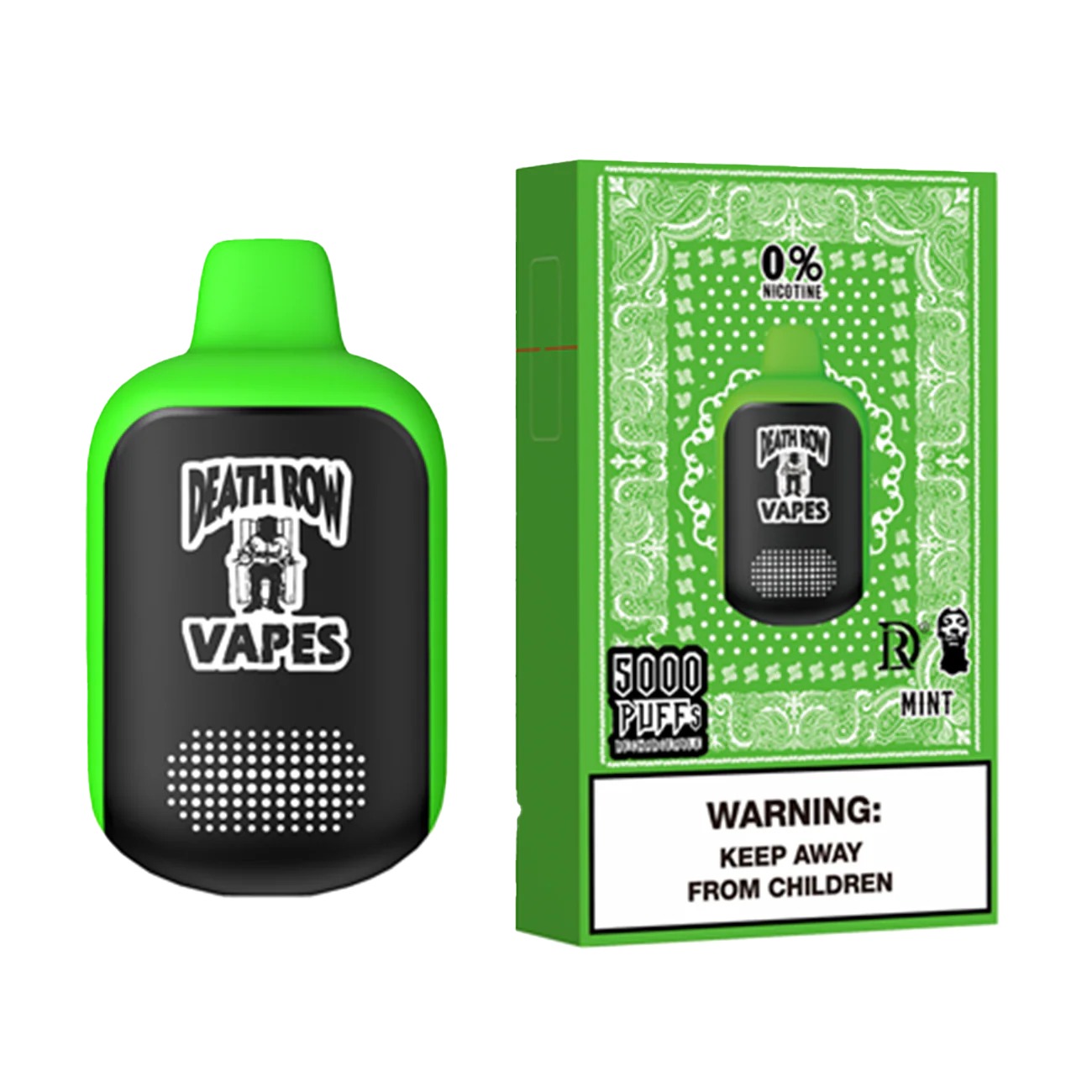 DEATH ROW DISPOSABLE VAPE 5000 PUFFS FROM SNOOP DOGG & HARRY-O