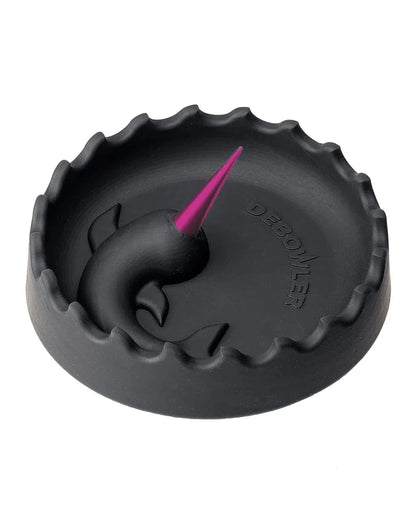 Debowler Narwhal Silicone Spiked Ashtray with Aluminum Poker