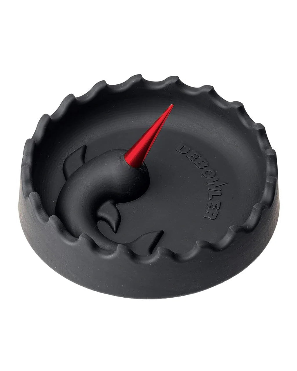 Debowler Narwhal Silicone Spiked Ashtray with Aluminum Poker