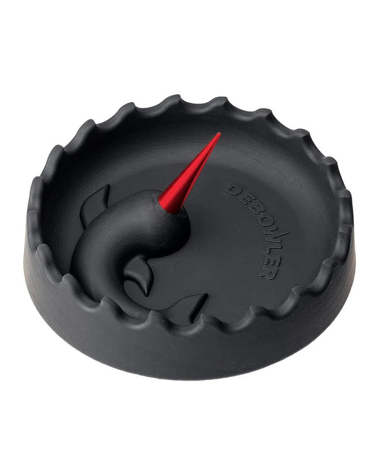 Debowler Narwhal Silicone Spiked Ashtray with Aluminum Poker