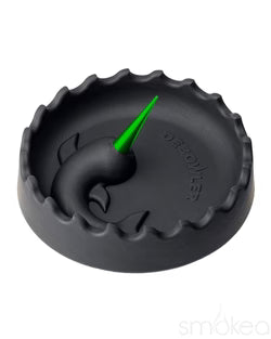 Debowler Narwhal Silicone Spiked Ashtray with Aluminum Poker